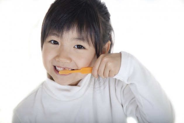 小児への歯磨きの指導